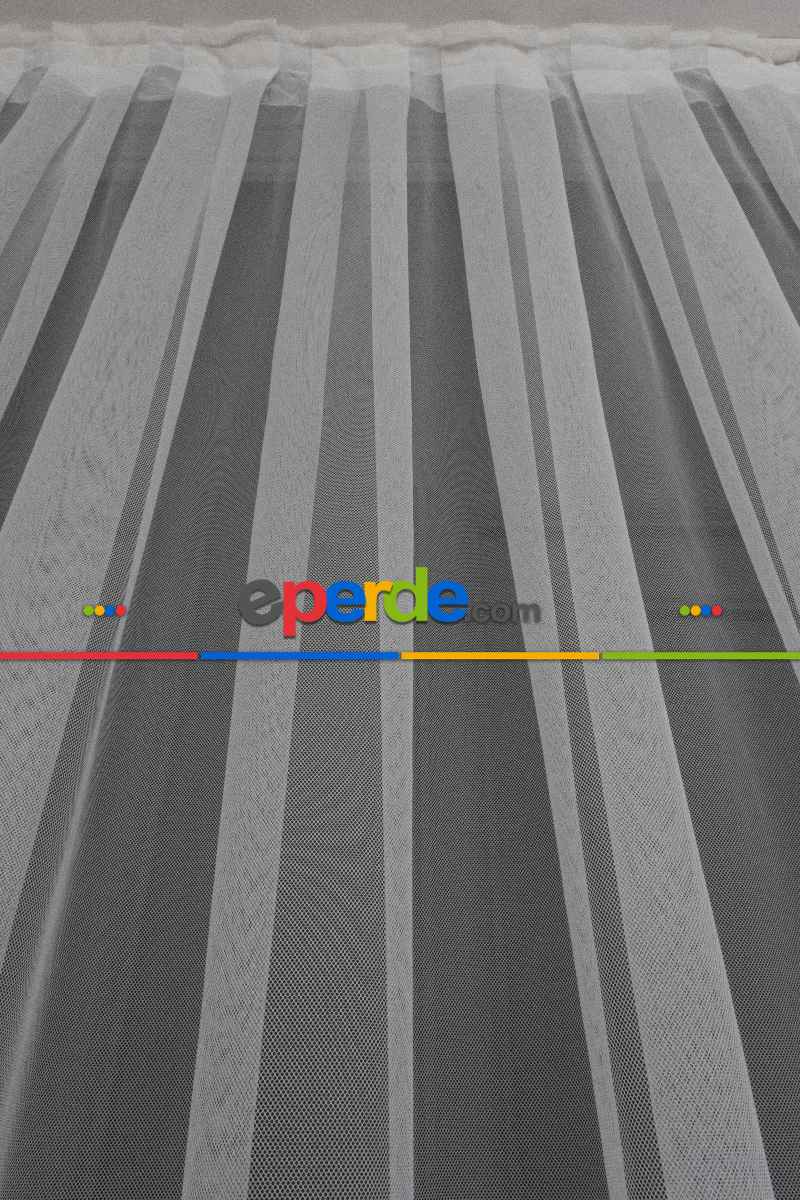 Yatak Odası - Tül Yarım Renkli Degrade Tül Renkli Tül