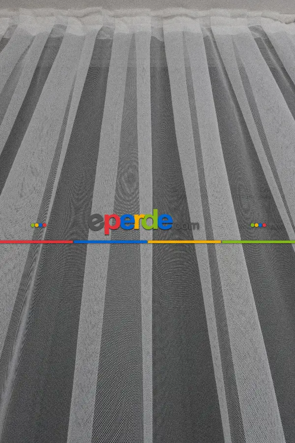 Tül Yarım Renkli Degrade Tül Renkli Tül