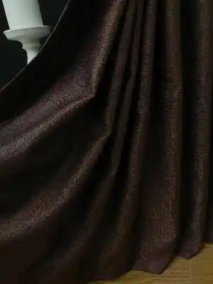 Koyu Mor Jakar Fon Perde