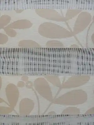 Jakarlı Zebra Perde- Kahverengi