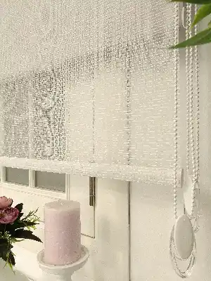 Tül Stor Yeni Sezon Elit Boğma Tül Beyaz- Beyaz 215