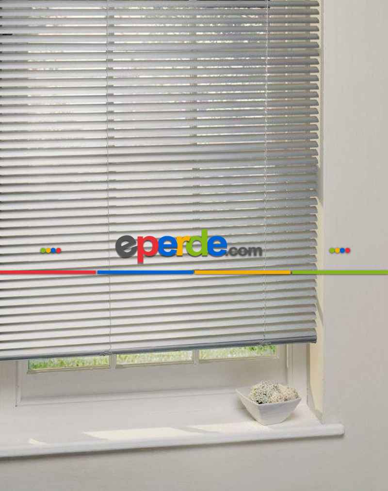 Oda Perde 25 Mm Metal Jaluzi Perde, Alev Almaz, Antrasit, Siyah Ve Ahşap Tonlarında