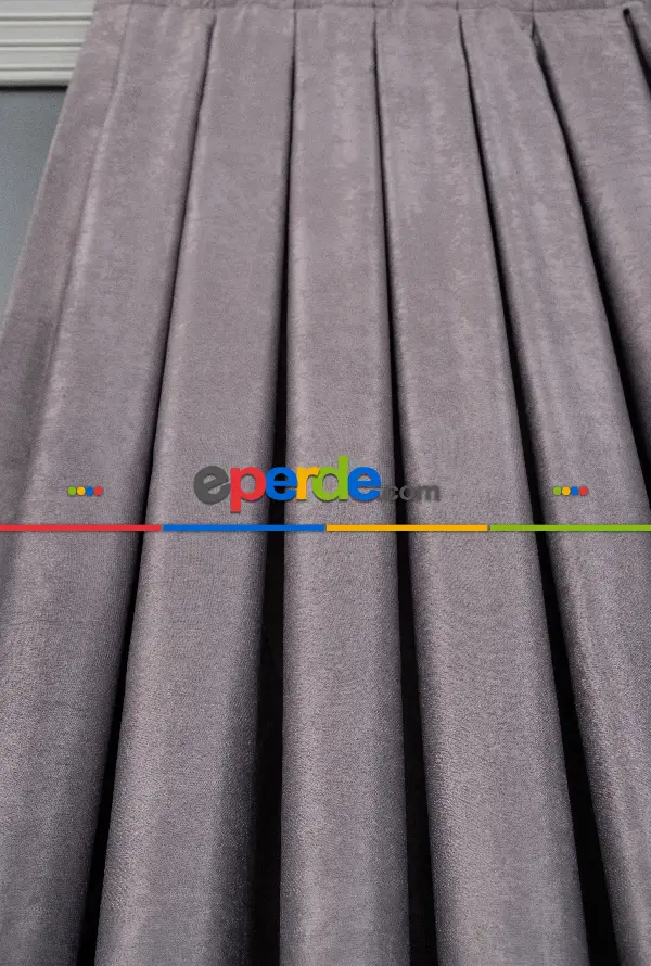 Yatak Odası - Soft Antrasit Fon Perde (180)- Antrasit