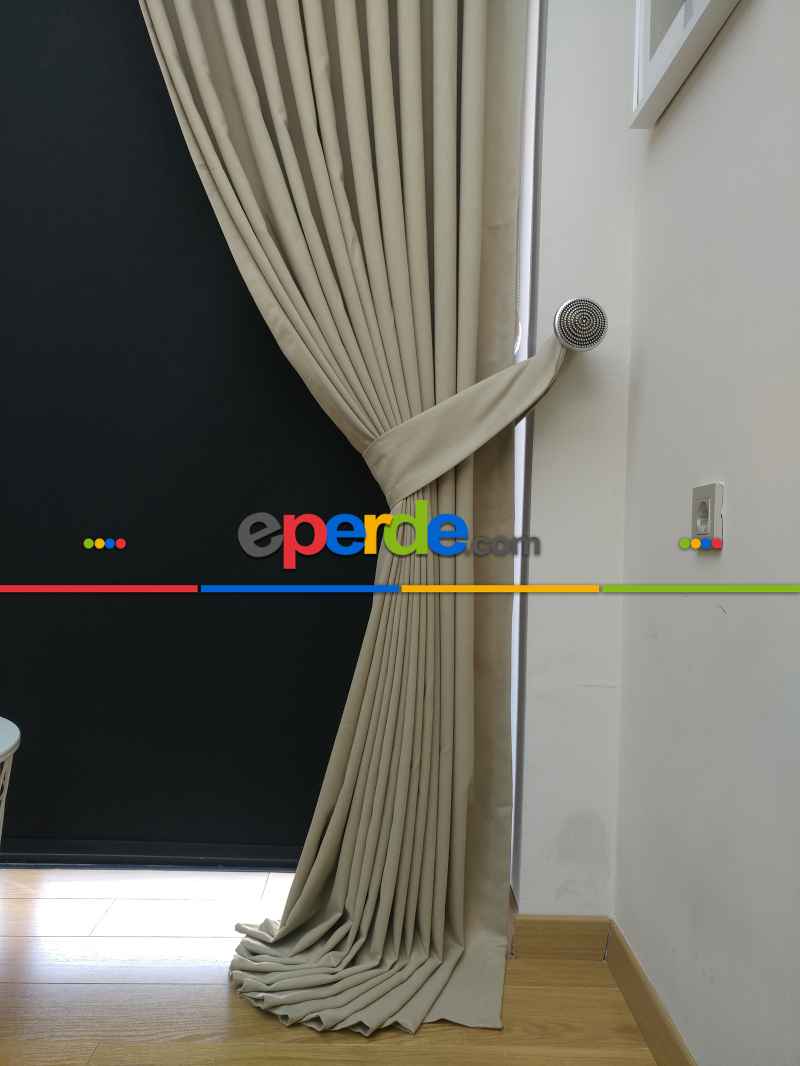 Düz Renk Dökümlü Fon Perde (150)- A.devetüyü