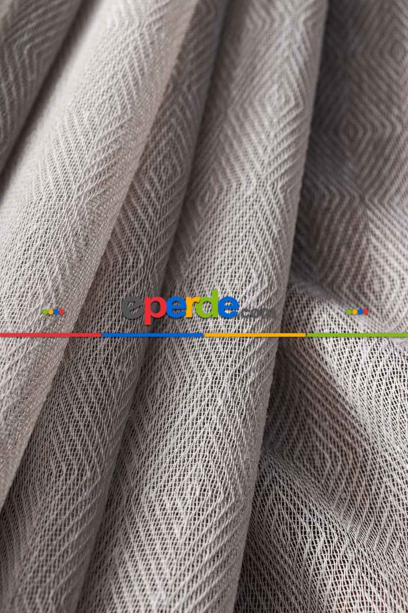 Salon Tül Perde - Balık Sırt Düz Tül Perde Ütü İstemez