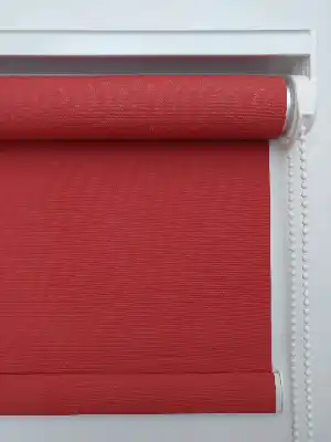 Mat Stor Perde - Kırmızı- Kırmızı