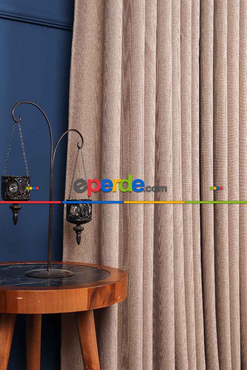 Vizon Keten Blackout Karartma Fon Perde