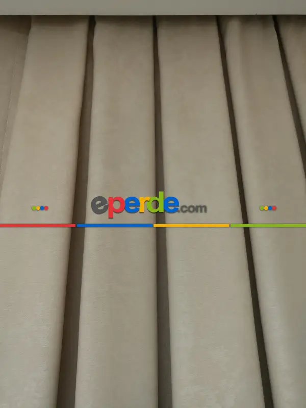 Fon Perde (150)- Krem Bej