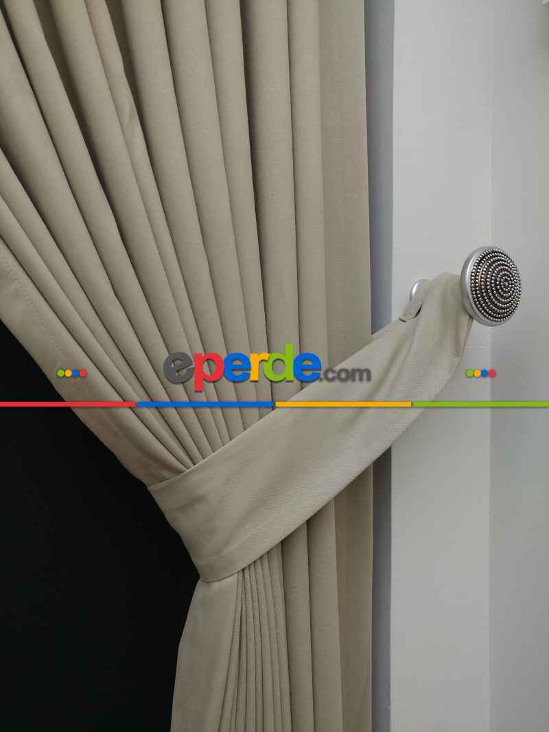 Düz Renk Dökümlü Fon Perde (150)- A.devetüyü