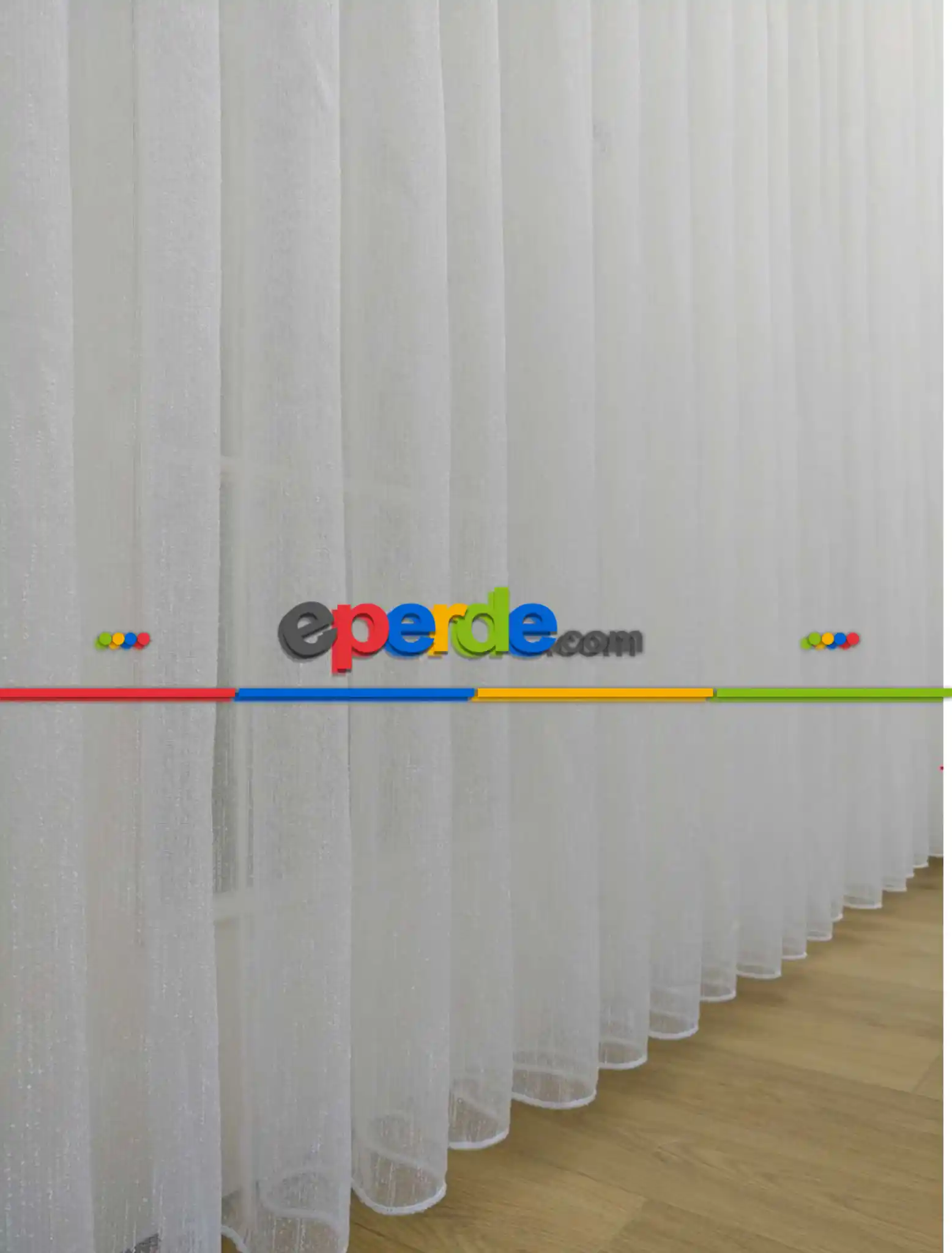 Salon Tül Çise Şantuk Ekru Tül - Kurşunlu Tül