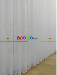 Salon Tül Çise Şantuk Ekru Tül - Kurşunlu Tül