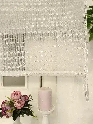 Tül Stor Yeni Sezon Elit Boğma Tül Beyaz Krem- Beyaz-krem 213