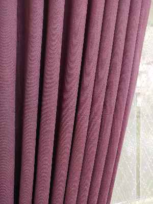 Gül Kurusu Düz Fon Perde Dökümlü- Gül Kurusu