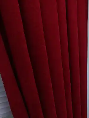 Kırmızı Düz Fon Perde (280 Eninde)- Kırmızı