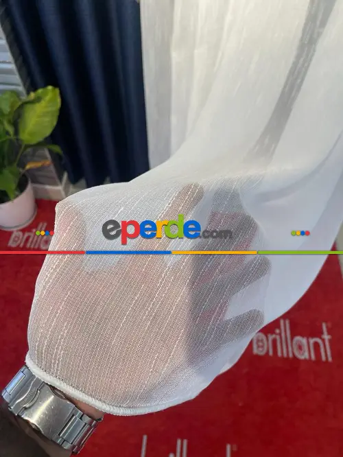 Brillant Şantuk Ağır Gramaj Ütü İstemez Yeni Sezon Tül Perde