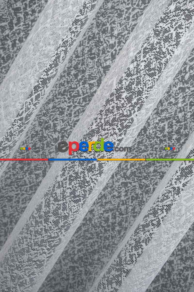 Taç İlizyon Model Tasarim Yeni Moda Tasarım Beyaz Renk Tül Ütü İstemez