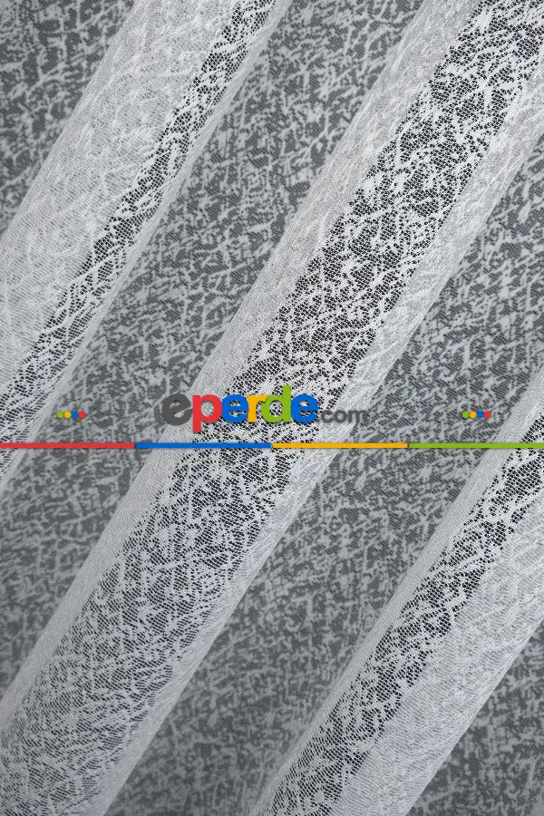 Taç İlizyon Model Tasarim Yeni Moda Tasarım Beyaz Renk Tül Ütü İstemez