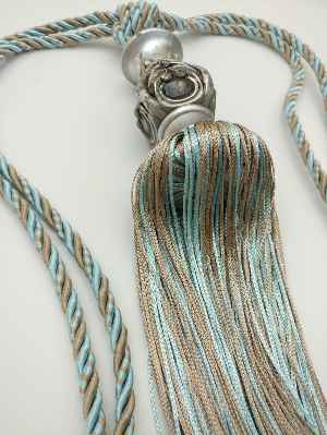 Fon Bağı Braçol Çift Renkli Turkuaz Kahve- Turkuaz-kahve