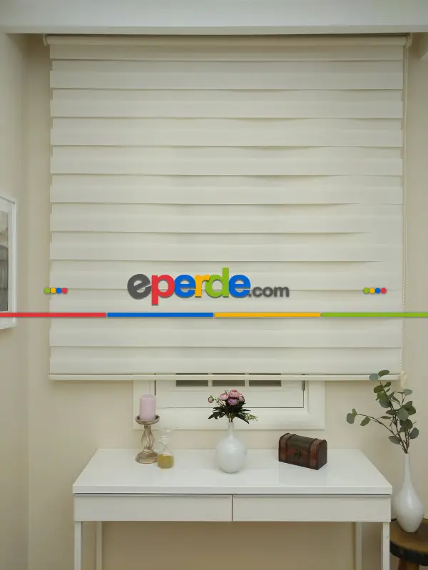 Salon Zebra Perde - Zebra Perde -bambu Zebra (eco Serisi )- Krem