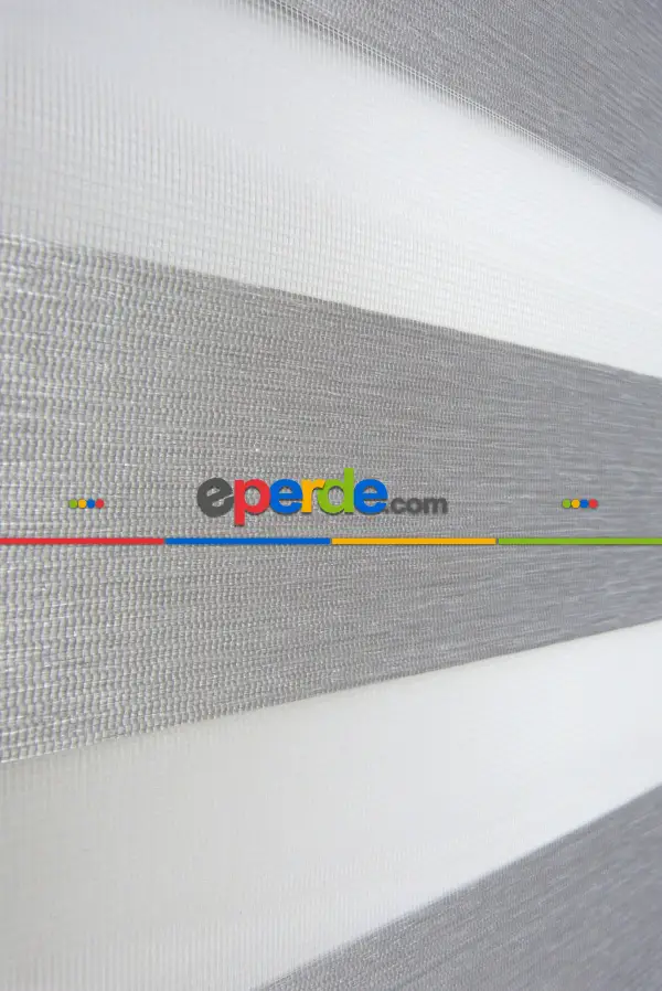 Salon Zebra - Gri Düz Zebra Zebra Perde- Gri-Füme-Antrasit