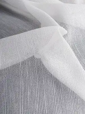 Ozi Yeni Sezon Çizgili Örme Tül Perde