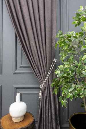 Desenli Jakar Fon Perde Geniş En 285 Cm 120cm X 265cm 