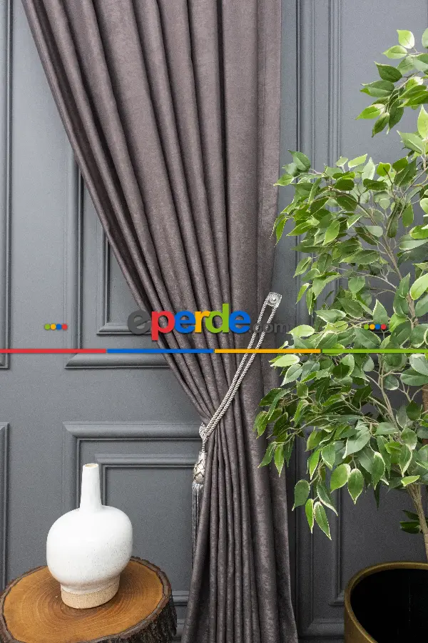 Desenli Jakar Fon Perde Geniş En 285 Cm 120cm X 265cm 