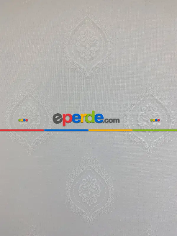 Çiftli Sistem Tül Stor Perde Ve Stor Perde- Ekru