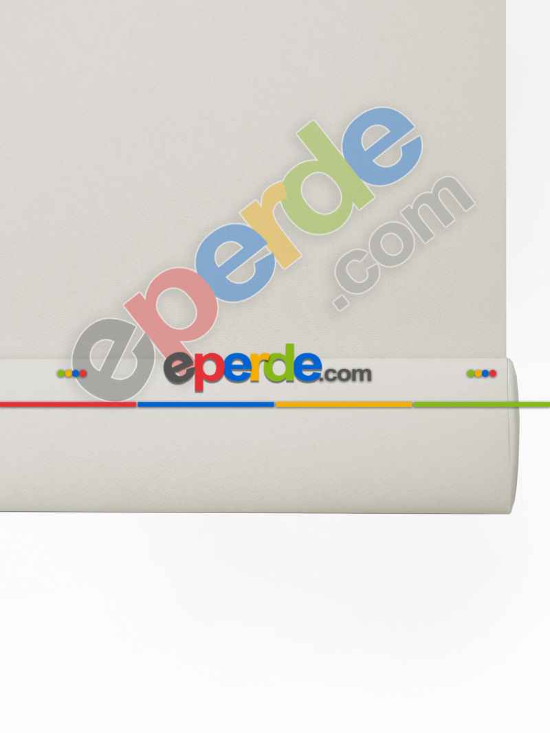 Oturma Odası - Ekru Saten Stor Perde- Krem Açık