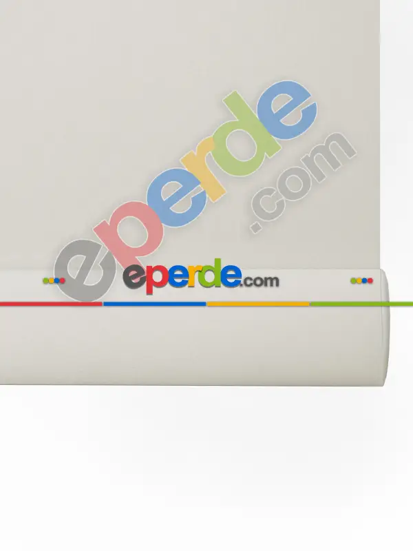 Ekru Saten Stor Perde- Krem Açık