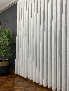 Mutfak - Natural Keten Tül Birinci Kalite İplikten Özel Üretilmiştir Ütü İstemez