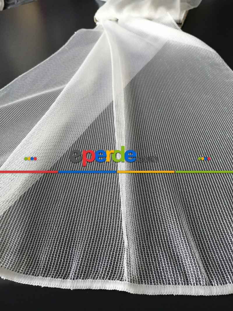 Yatak Odası - Leor Zırh Güneş Işığında Parlayan Tül Perde - Sedef