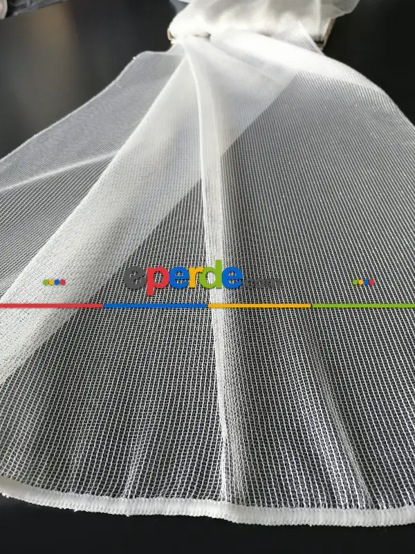 Oturma Odası - Leor Zırh Güneş Işığında Parlayan Tül Perde - Sedef