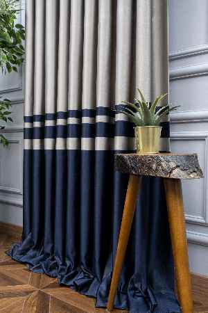 Pano Fon Perde-modern Pano Fon Perde- Gri-Füme-Antrasit