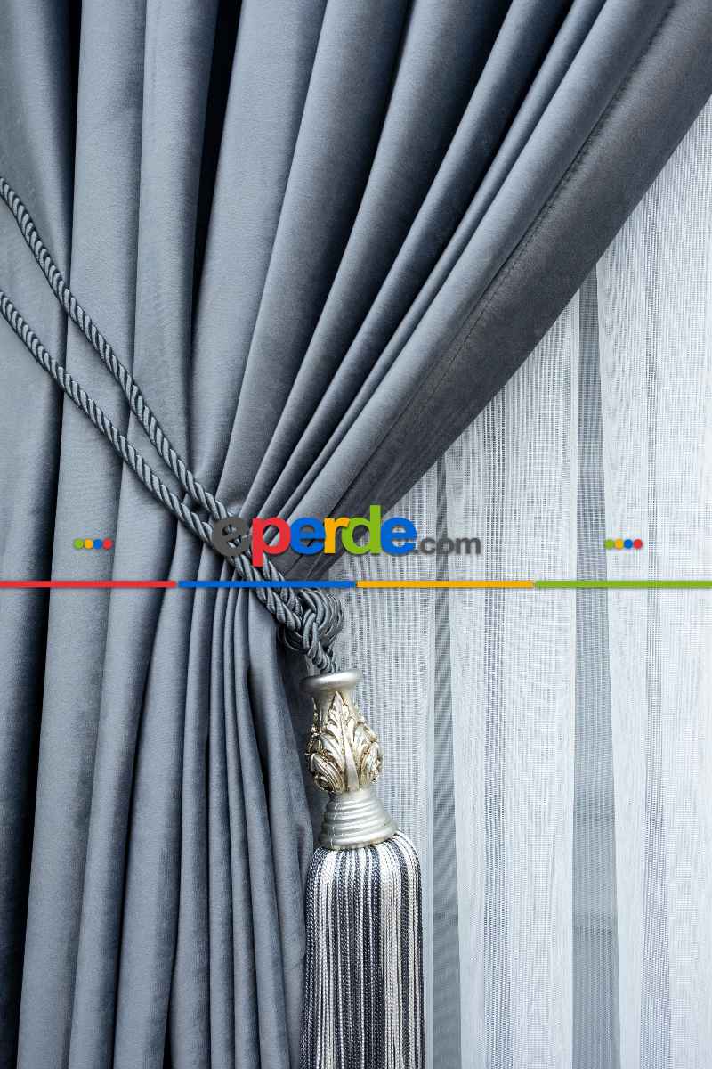 Yatak Odası Fon Orjinal Örme İpek Kadife (ithal)- Gri-füme-antrasit