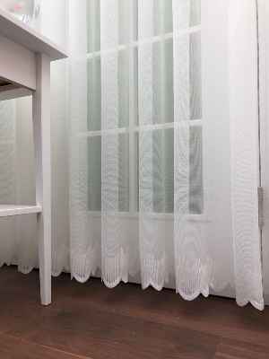 Özel Örme Dokulu Tül Perde 100% Orjinal Ürün- Ekru