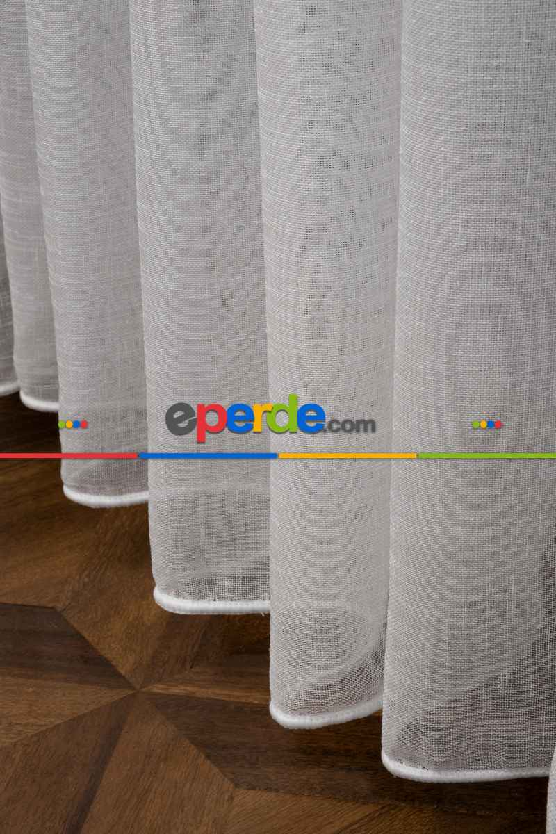 Mutfak - Natural Keten Tül Ekru Yüksek Kalite