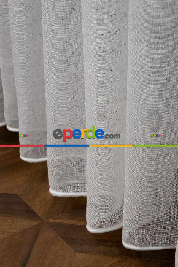 Mutfak - Natural Keten Tül Ekru Yüksek Kalite