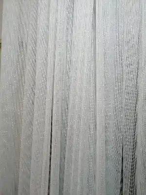 Leor Zırh Güneş Işığında Parlayan Tül Perde - Gümüş