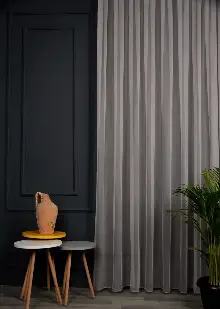 Grek Tül, Gri Renk, Yumuşak, Buruşmaz