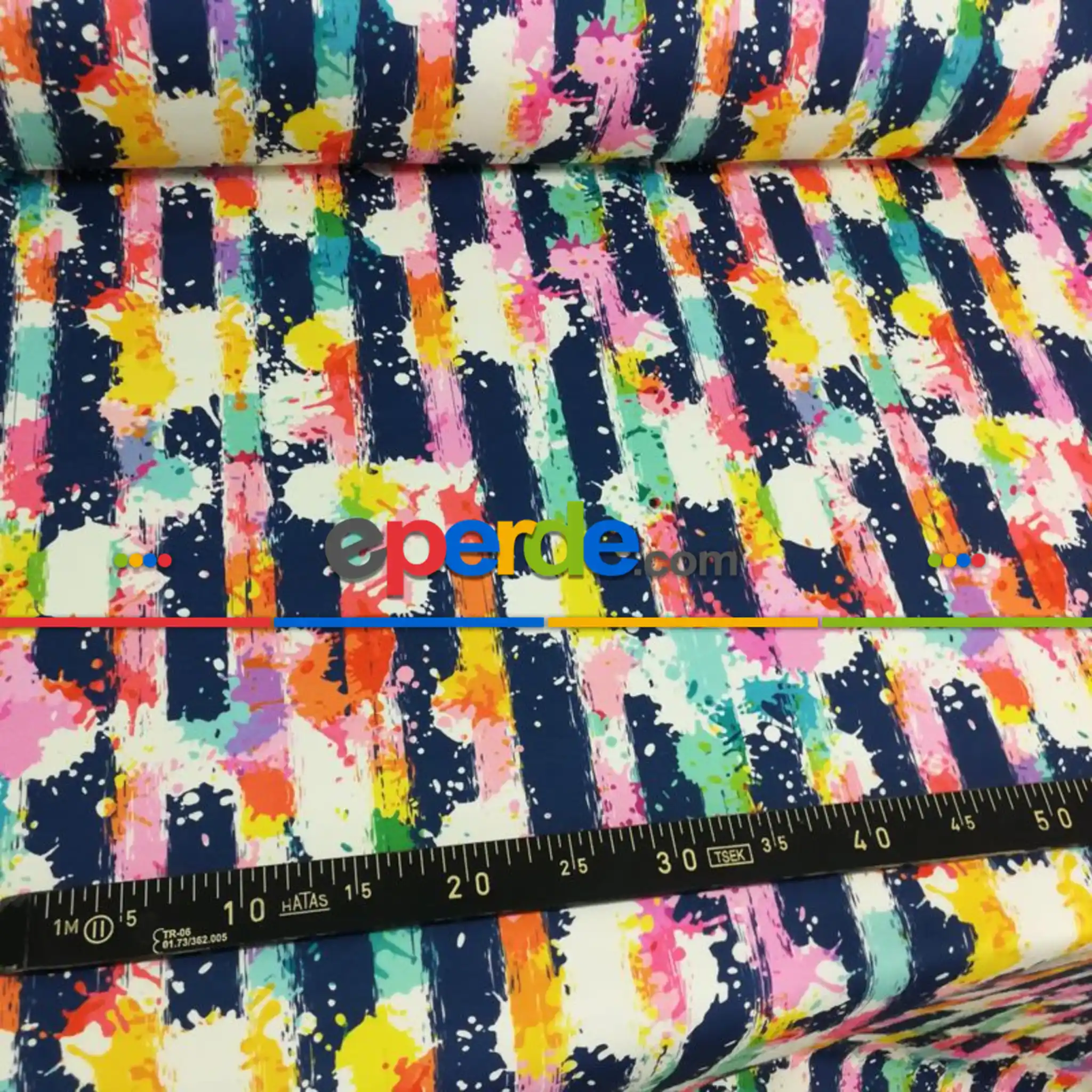 Suluboya Desenli Fon Perde Evm613 Kumaşı Kalındır Duck Bezi Değildir- Lacivert-Mavi-Kırmızı-Sarı-Beyaz-Pembe-Turuncu