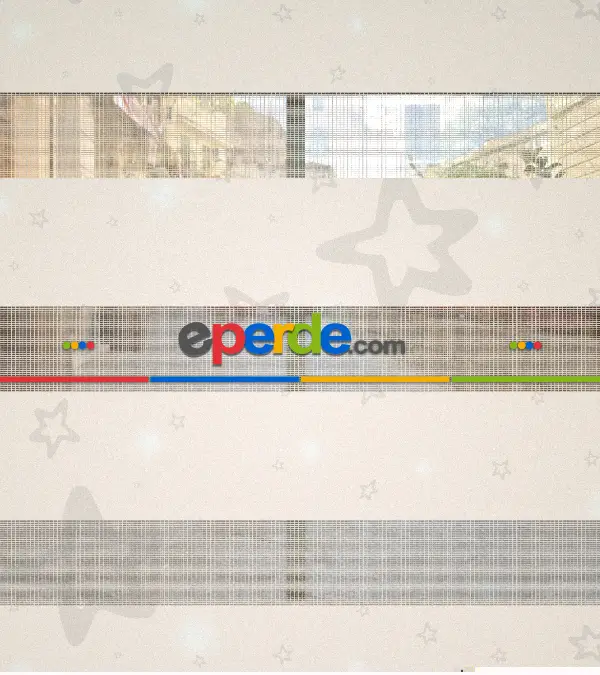 Yıldız Desenli Baskılı Zebra Perde- Çok Renkli