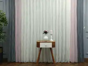 Salon - 2021 Sezonu - Tül Dikey Zebra Perde - Stor Tül Perde Hepsi Birarada- Gri-Füme-Antrasit