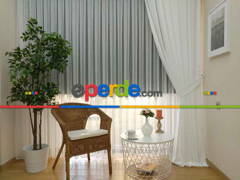 Soft Fon Perde- Beyaz