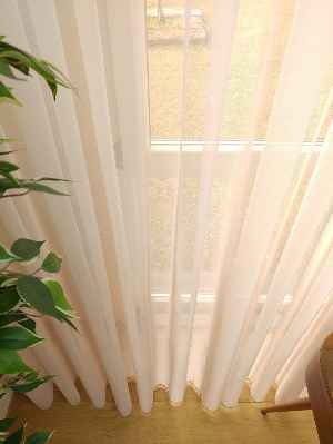 Bej Ekru Degrade Geçişli Dantel Tül Perde- Bej-ekru