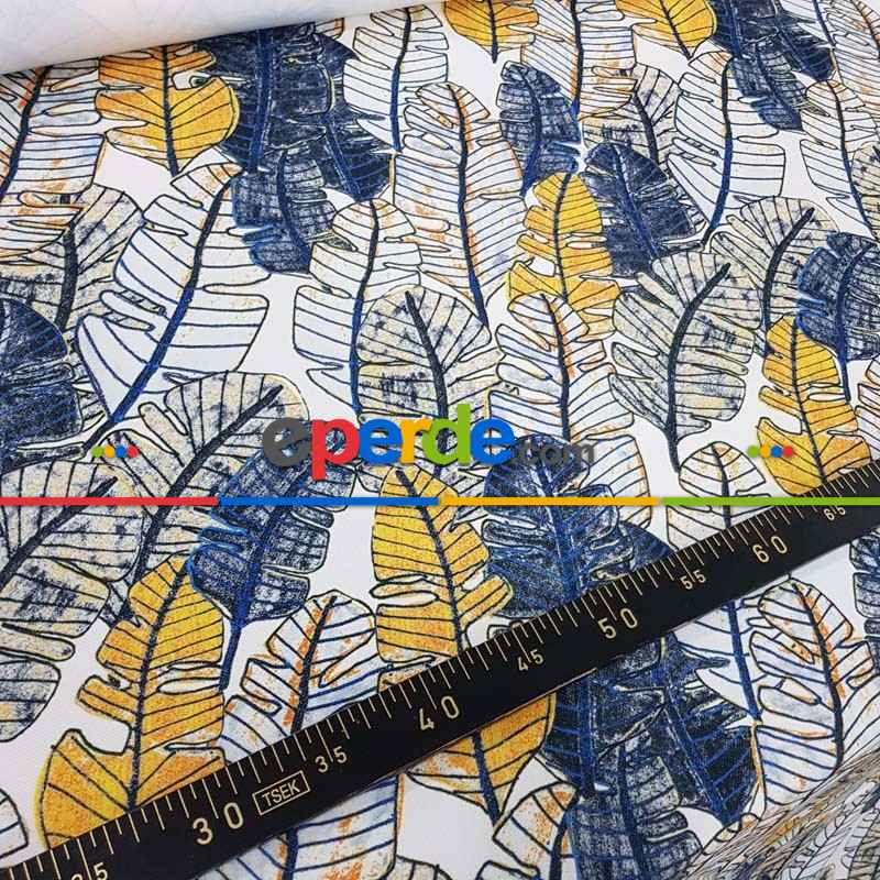 Mutfak Fon Perde Baskılı Evm737- Siyah