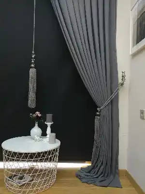 Gri Düz Petek Fon Perde (özel İndirimli Fiyat)