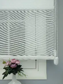 Çiftli Sistem Tül Stor- Beyaz