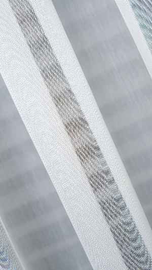 Taç Ekru Etek Çiçek İşlemeli Tül Perde, Ütü İstemeyen Kırışmaz