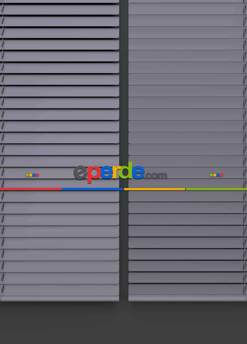 Mutfak - 1. Kalite Lila- Alüminyum Jaluzi Perde - 25mm Kalınlığında